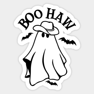 BOO Haw Halloween Ghost Sticker